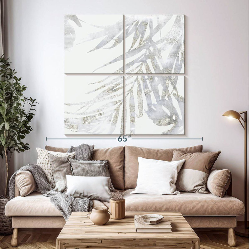Harnek Faded Leaves II, 50" H x 50" W