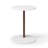 C-Shaped End Table for Compact Living Spaces