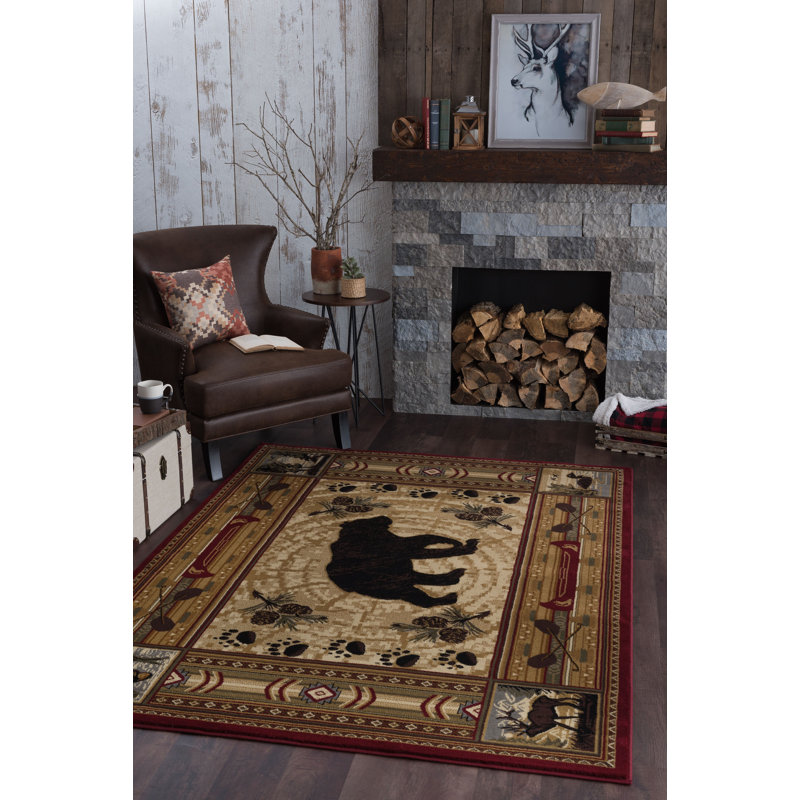 Alers Indoor Rug, Rectangle 3'11" x 5'3''