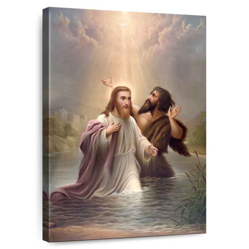 Adella Baptism Of Jesus, H 45 po x l 30 po