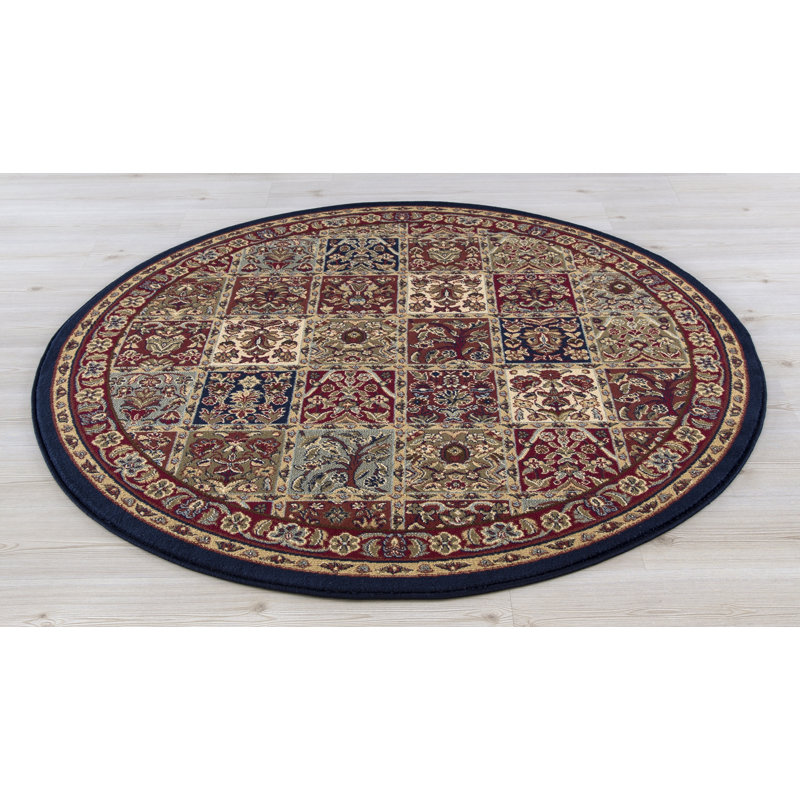 Edmont Oriental Indoor Rug, Round 5'3"