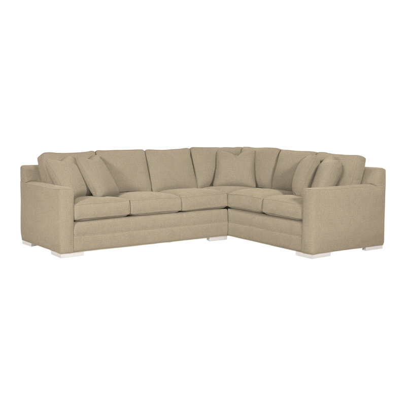 Summerton Upholstered L-Shaped Sectional Right Hand Facing, Nomad Sand, Casa Blanca
