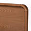 Lit plateforme double tapissier Omaque gris foncé / noyer cendré H 58,3 po x l 57 po x L 79 po-169186319