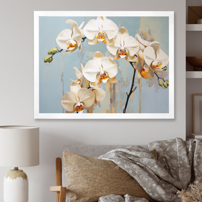«Beige Orchids Tranquility VII», reproduction sur toile
