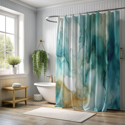 Fornta Marble Shower Curtain