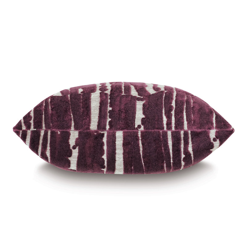 Reversible Throw Pillow, Wildberry Abstract