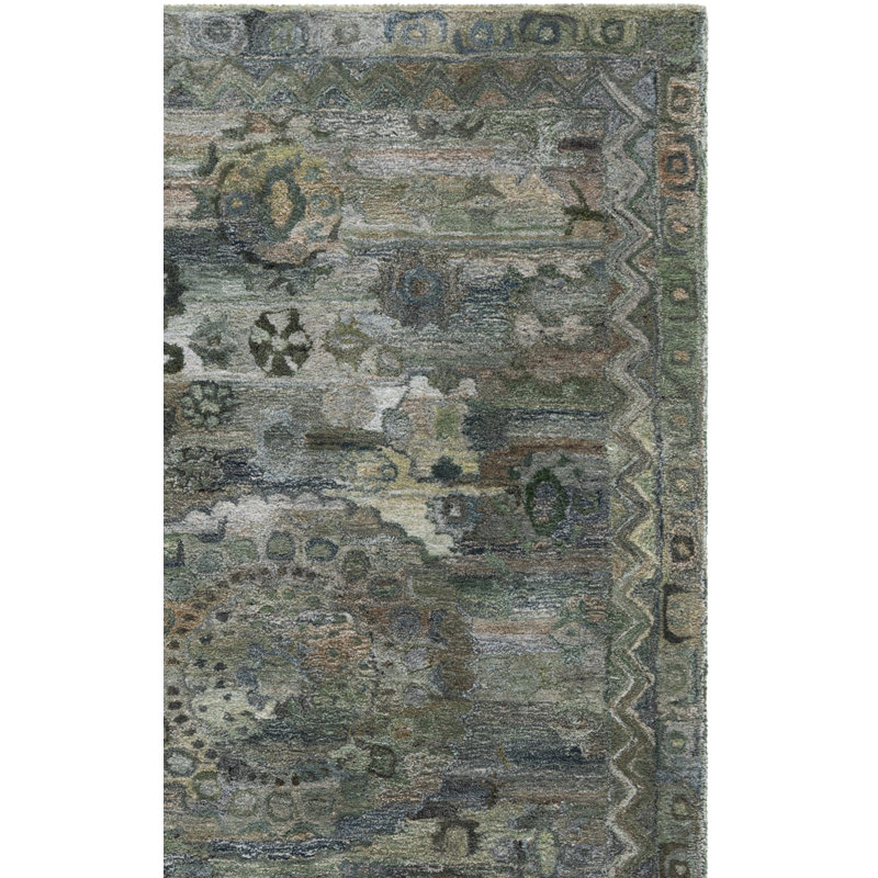 Anatolia 411 Hand Tufted Performance Oriental Rug, Square 6'
