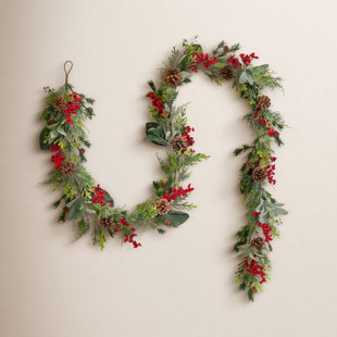 108'' in. Faux Garland
