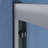 Semi-Frameless Sliding Glass Tub Door, 56-60 In. W X 62 In. H, Clear Tempered Glass, Stainless Steel Handles, Shower Door