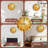 Clock Numbers On Autumn Leaves