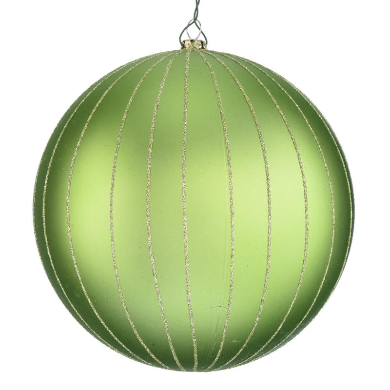 Ornement boule de Noël (ensemble de 2), Céladon