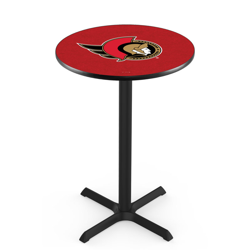 NHL Pub Table, Ottawa Senators, 36" H x 30" L x 30" W
