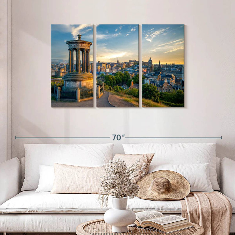 Lilie Edinburgh From Calton Hill, 28" H x 45" W
