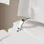 Toilette moderne intelligente avec siège chauffant et buse autonettoyante - chasse 27,6 x 15,9 x 17,7, 4,88 l