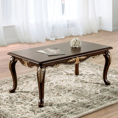 Table basse traditionnelle 47,6 ", tabac riche