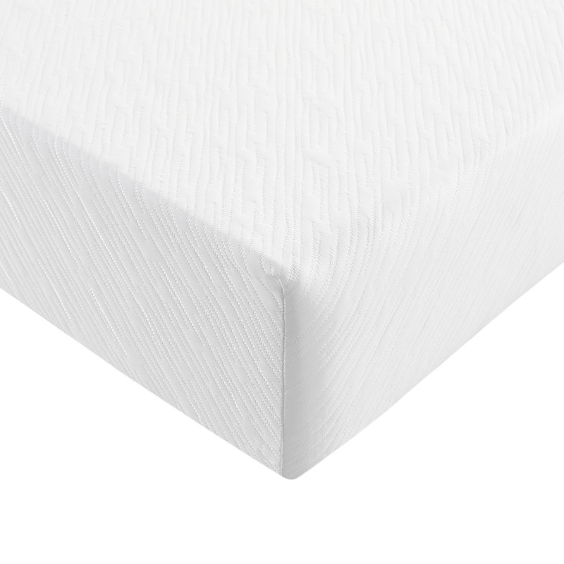 Matelas en mousse à mémoire de forme complète de 10 po - Gel ferme et apaisant à faible mouvement blanc résilient