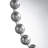 Beaded Round Wall Mirror 36"D-107466255