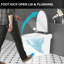 Toilette intelligente H 17 po avec bidet intégré allongé avec siège à ouverture / fermeture automatique, chasse d'eau automatique, siège chauffant