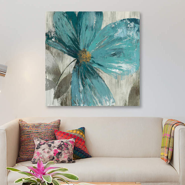 « gisel ii », impression sur toile, H 18 po x l 18 po x P 1,5 po, Pas de tapis, Toile tendue