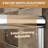 Aluminum Frame 54" Wide And 72" High Double Sliding Shower Door With 1/4" Clear Tempered Glass, - Proof Film, Easy To Install, Corrosion Handles, Waterproof In Bathroom Width, Shatter Dual Stainless-120996457