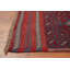Geometric Wool Traditional Afghan Runner Rug 2x8