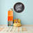 Round Magnetic Wall Chalkboard With Rustic Brown Frame