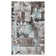 Rotonya Floral Area Rug in Chocolate