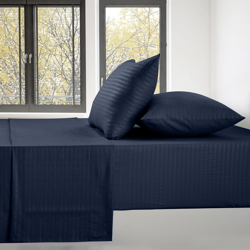 Lux Decor Collection Brushed Microfiber Sheet Set with Fitted Flat Sheets & Pillowcase, King Sheet Set with 2 Pillowcases