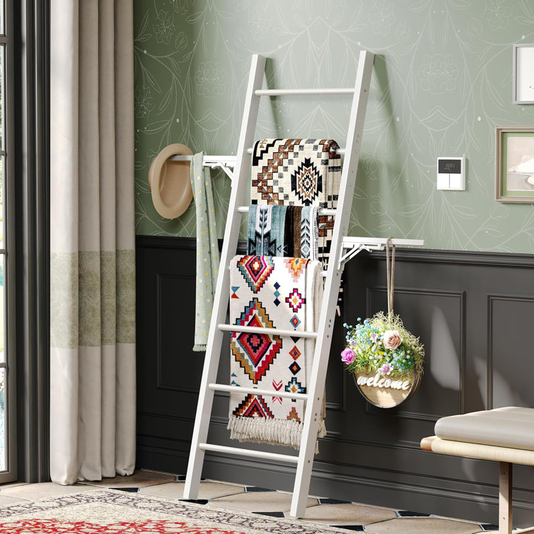 Blanket Ladder Wayfair Free Standing Towel Rack Metal Blanket