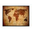 Ancienne carte du monde, impression sur toile, cadre flottant-59649729-59649736