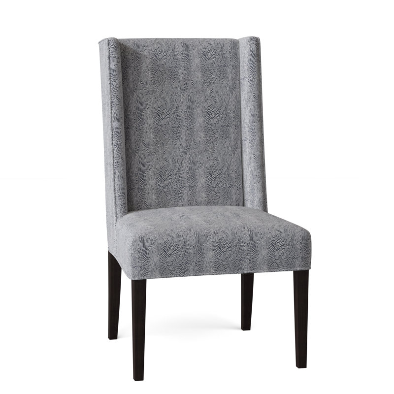 Chrisney 21'' H Upholstered Side Chair, Espresso, Sand-22607