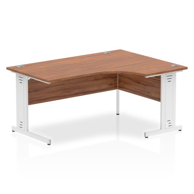 Impulse L-Shaped Metal Base Computer Desk