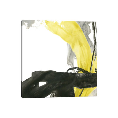 Citron Flux IV by June Erica Vess - Wrapped Canvas Painting