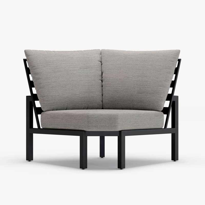 Chaise de patio avec coussins Stanford