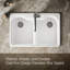 Hartland 33" L x 22" W x 9-5/8" Double Basin Drop-In Kitchen Sink-19195530-4095171