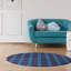 Tapis à carreaux bleu-53649810