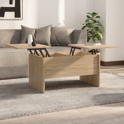 Husai Coffee Table 80x50x42,5 cm Engineered Wood