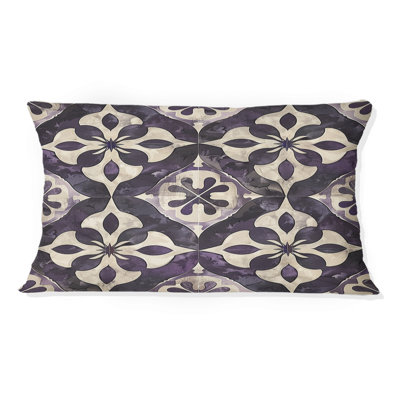 Floral Floral Glam Tiles II - Coussin lombaire floral