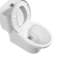 Toilette une pièce à cuve allongée brute 12 po 1,1 / 1,6 GPF