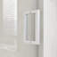 Porte de douche coulissante sans cadre de 56 à 60 po x 72 po avec verre trempé clair de 5/16 po (8 mm) de style GSCG, avec tampon-121604753