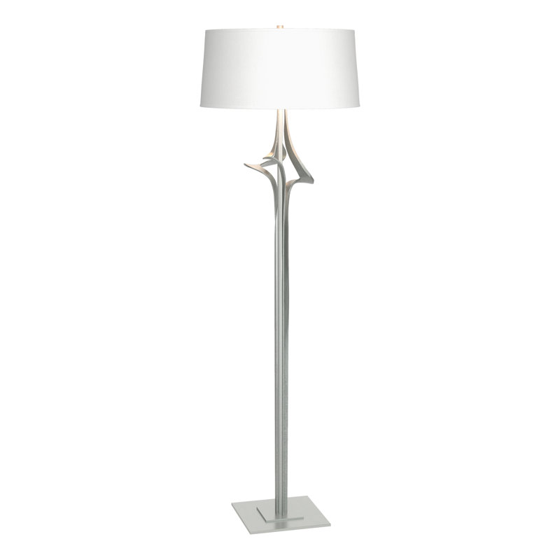 Lampe sur pied 59 "Antasia, Anna ton naturel, Platine rétro