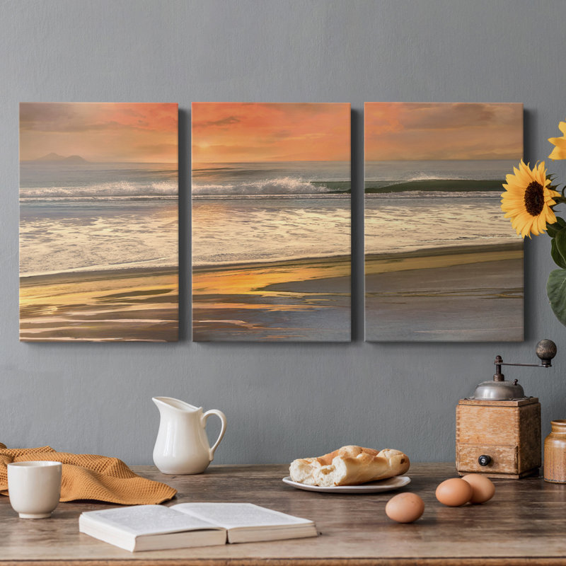 " Day's End " 3 - Pieces, 20" H x 16" W x 1" D