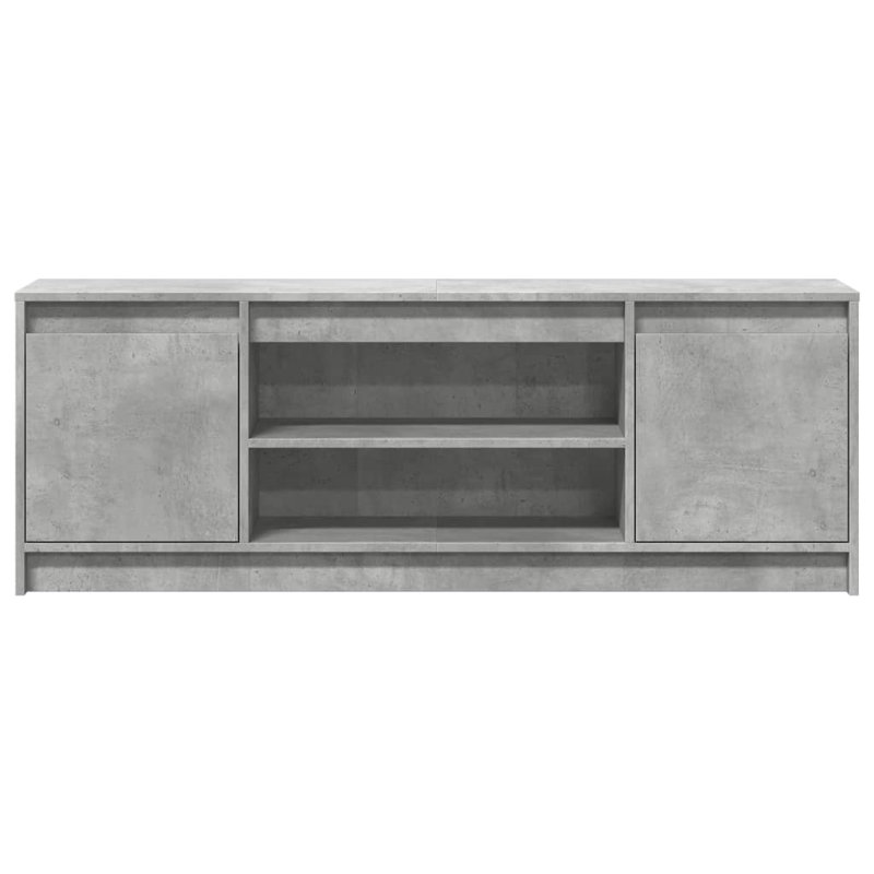 Cyarah Unfinished TV Stand, Concrete Grey, 139.5cm