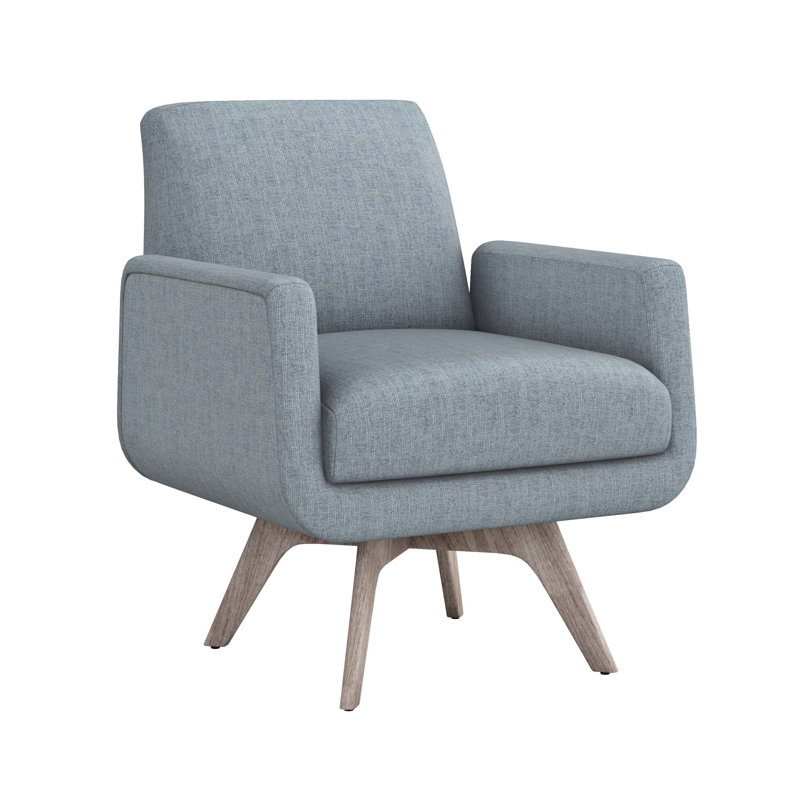 Landon Armchair, Light Gray, Marsh Chenille
