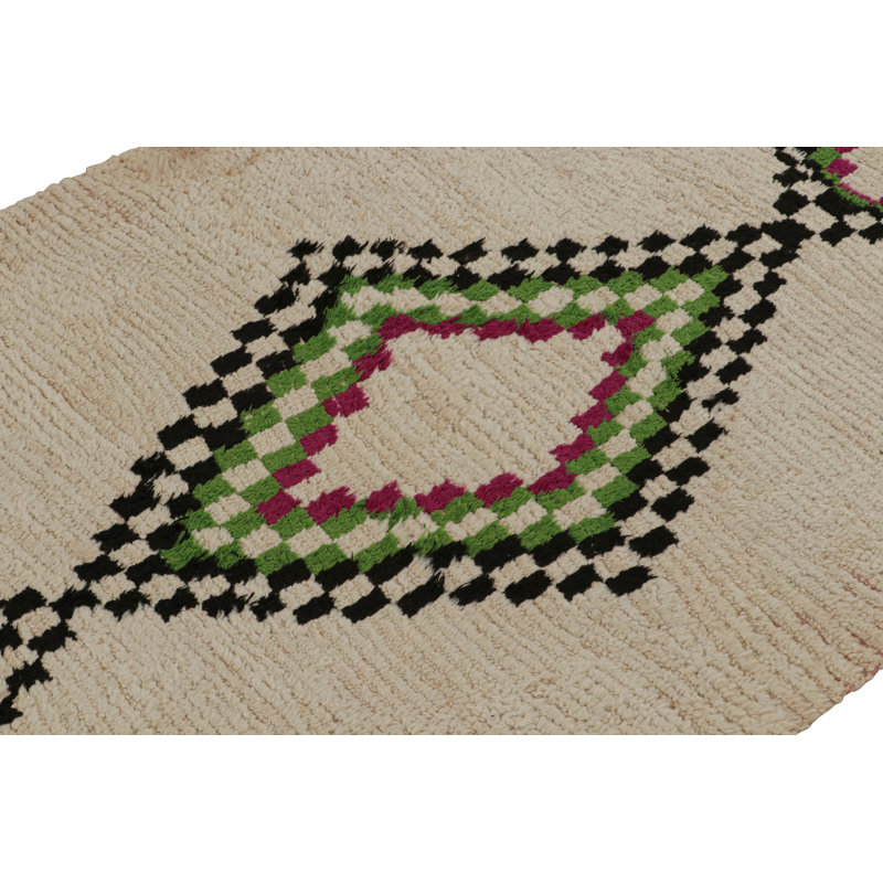 One-of-a-Kind Rectangle 3'7"x5'10" Hand Knotted Area Rug