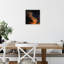 «Black Dramatic Night Sky Cloud», reproduction sur toile abstraite, art mural moderne de 24 po x 24 po