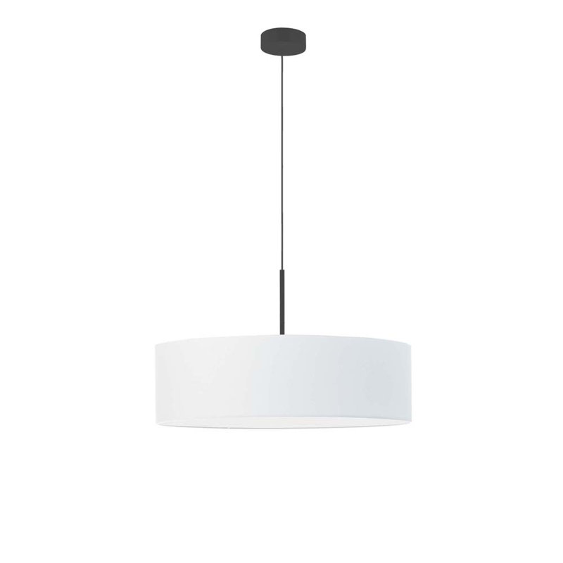 Aubrionna 4 - Light Drum Pendant, Black, White