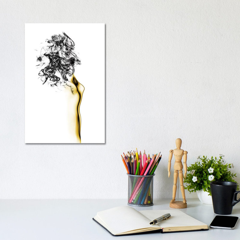 Naked II by Roberto Marini - Wrapped Canvas Painting, 20.32 cm H x 30.48 cm W
