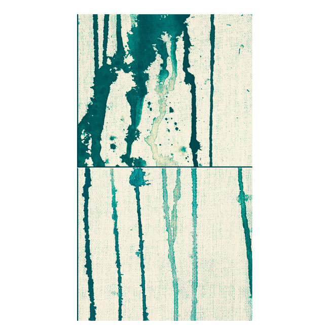 Rouleau de papier peint lisse L 32,8 pi x l 19,7 po, Turquoise