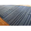 Blue Stripped Antique Huge Oversized Flat Weave Indian Dhurrie Rug